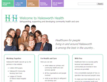 Tablet Screenshot of halesworthhealth.org